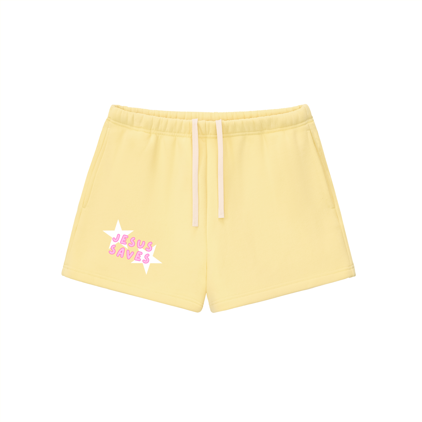 JESUS SAVES SWEAT SHORTS