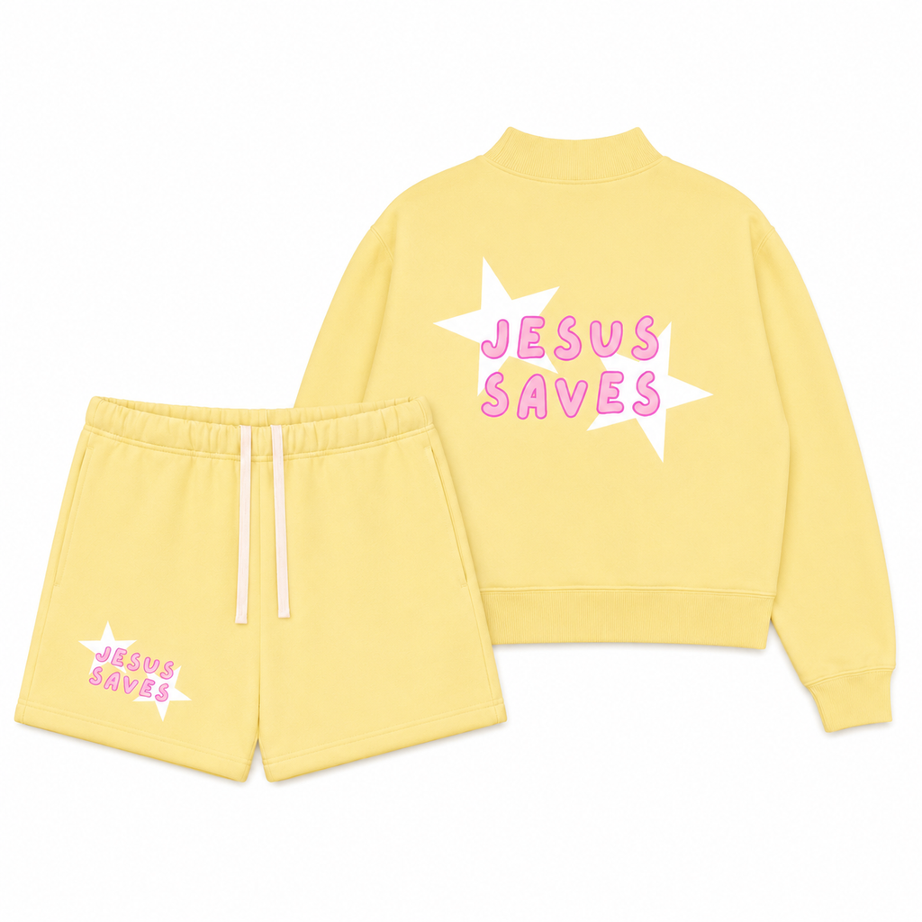 JESUS SAVES YELLOW SET