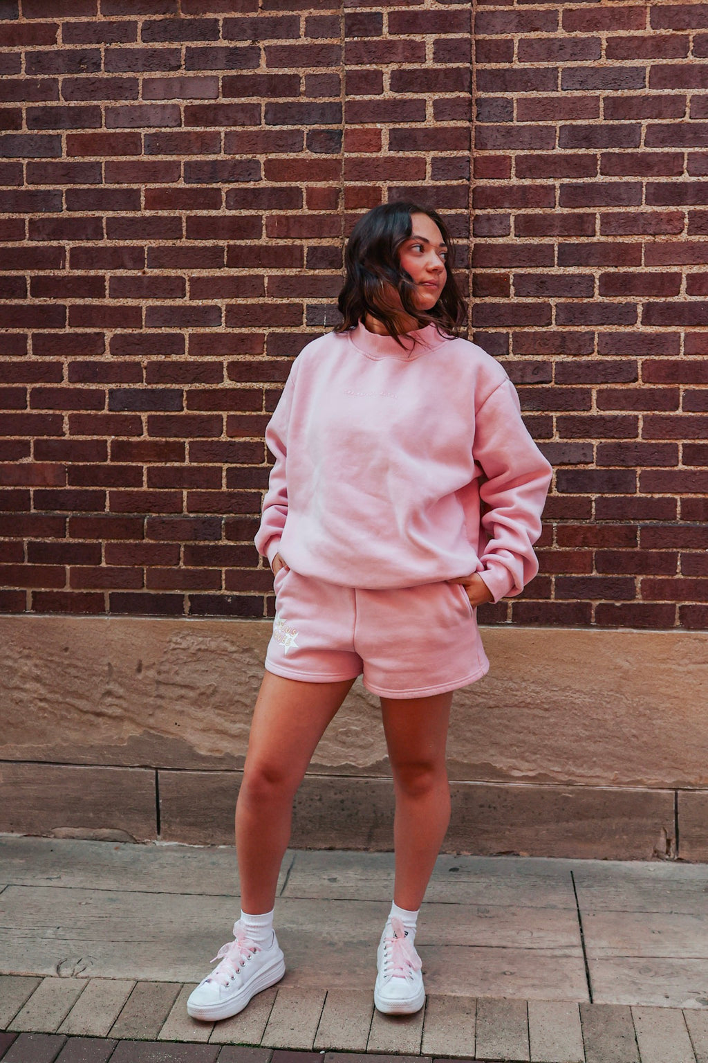JESUS SAVES PINK SET