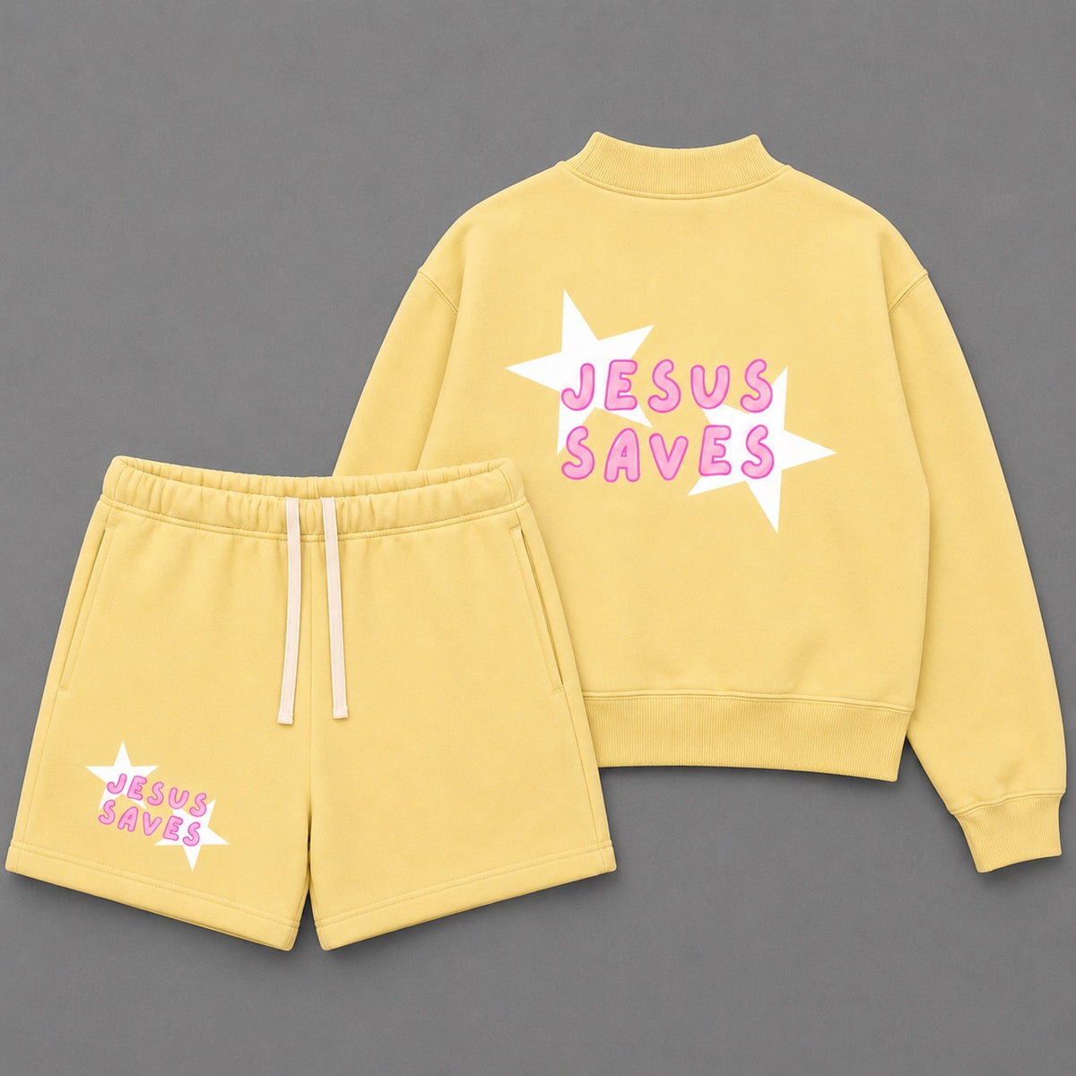 JESUS SAVES YELLOW SET