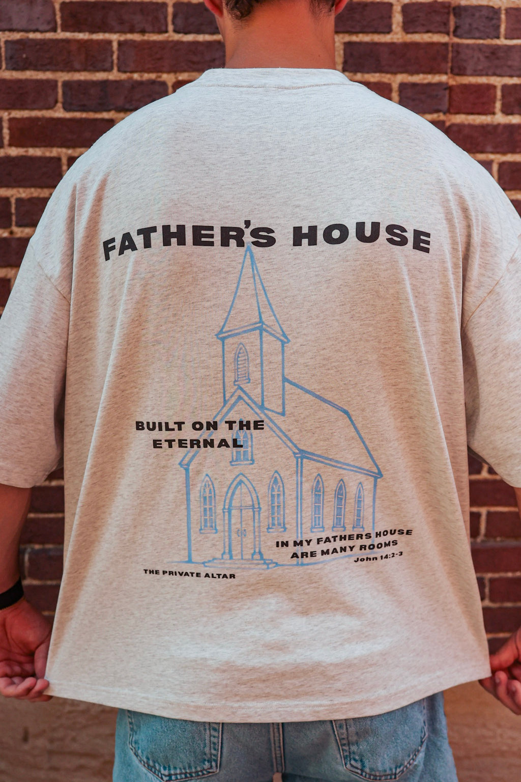FATHER'S HOUSE CROPPED TEE