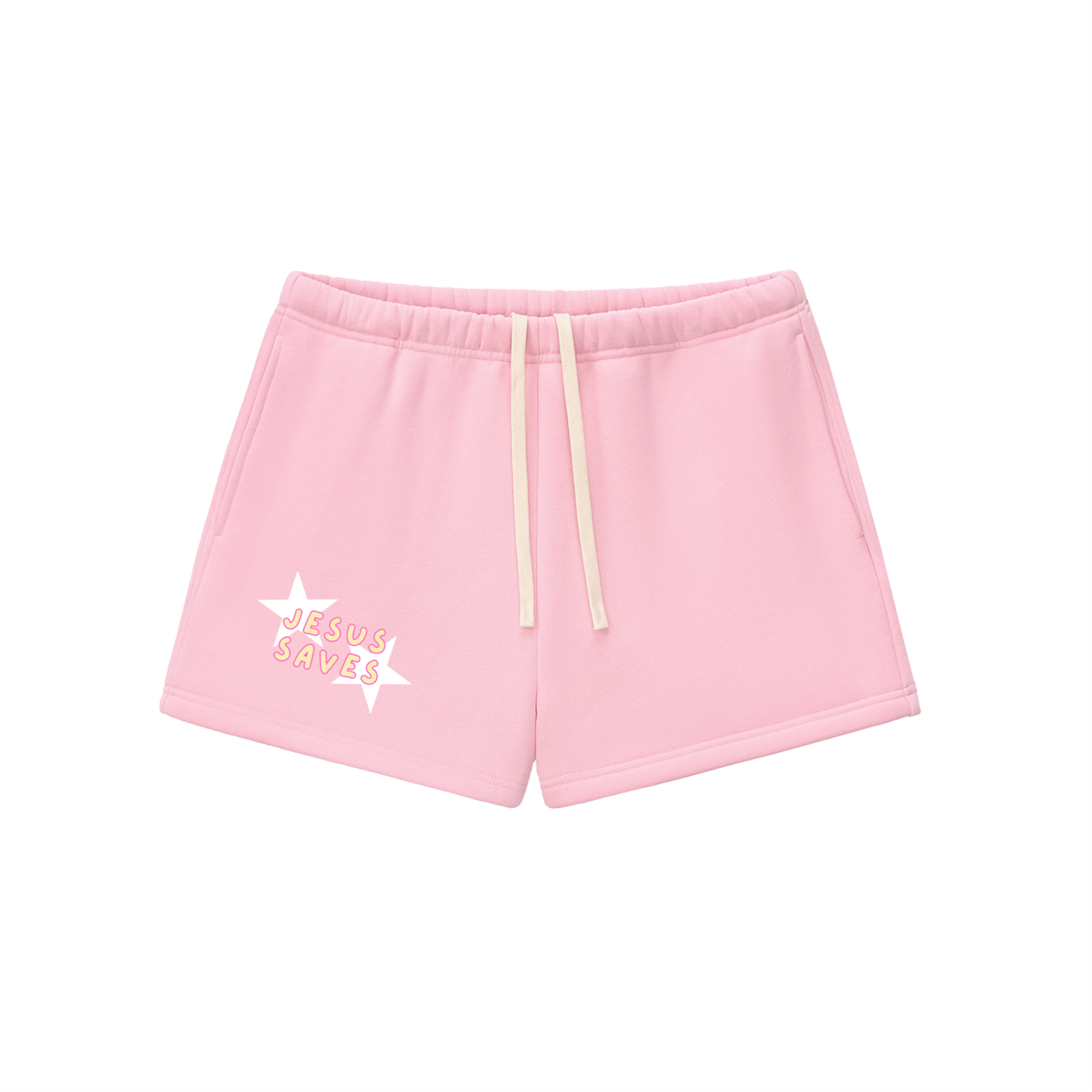 JESUS SAVES SWEAT SHORTS